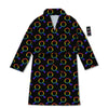 Gender Symbol Gay Pride Print Pattern Bathrobe-grizzshop