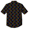 Gender Symbol Gay Pride Print Pattern Button Up Shirt-grizzshop