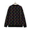 Gender Symbol Gay Pride Print Pattern Cardigan-grizzshop