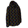 Gender Symbol Gay Pride Print Pattern Down Jacket-grizzshop