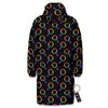 Gender Symbol Gay Pride Print Pattern Long Down Jacket-grizzshop