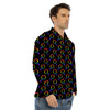 Gender Symbol Gay Pride Print Pattern Men's Dress Shirts-grizzshop