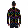 Gender Symbol Gay Pride Print Pattern Men's Long Sleeve Shirts-grizzshop