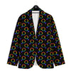 Gender Symbol Gay Pride Print Pattern Men's Sport Coat-grizzshop