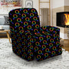 Gender Symbol Gay Pride Print Pattern Recliner Slipcover-grizzshop