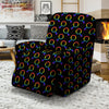 Gender Symbol Gay Pride Print Pattern Recliner Slipcover-grizzshop