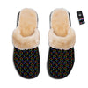 Gender Symbol Gay Pride Print Pattern Slippers-grizzshop