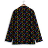 Gender Symbol Gay Pride Print Pattern Women's Blazer-grizzshop