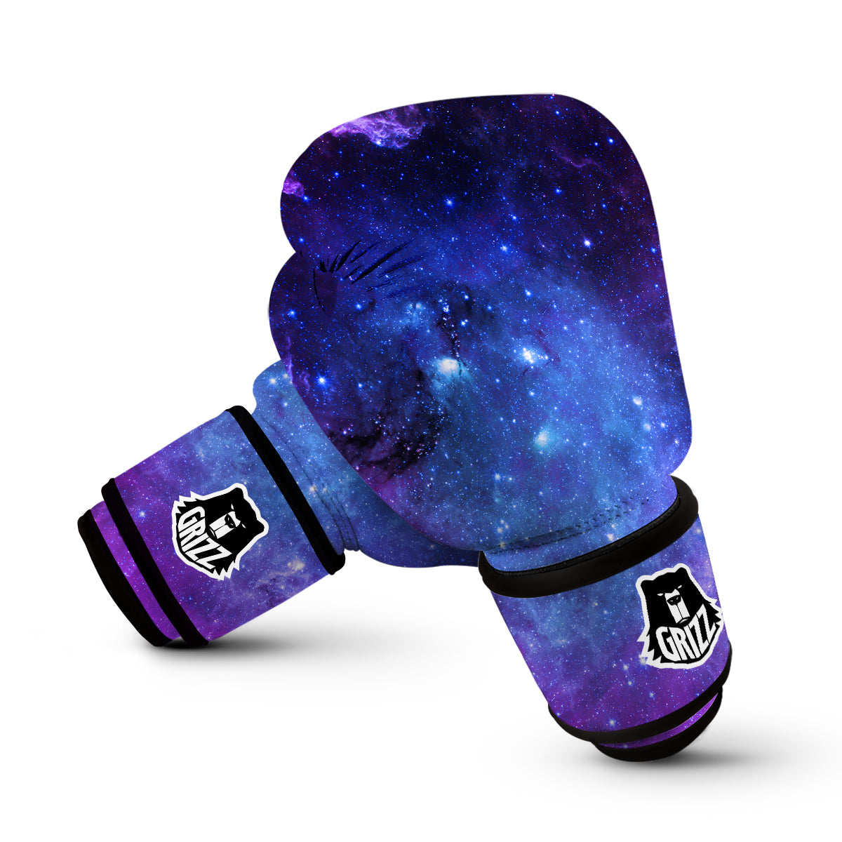 Geomagnetic Storm Galaxy Space Print Boxing Gloves-grizzshop