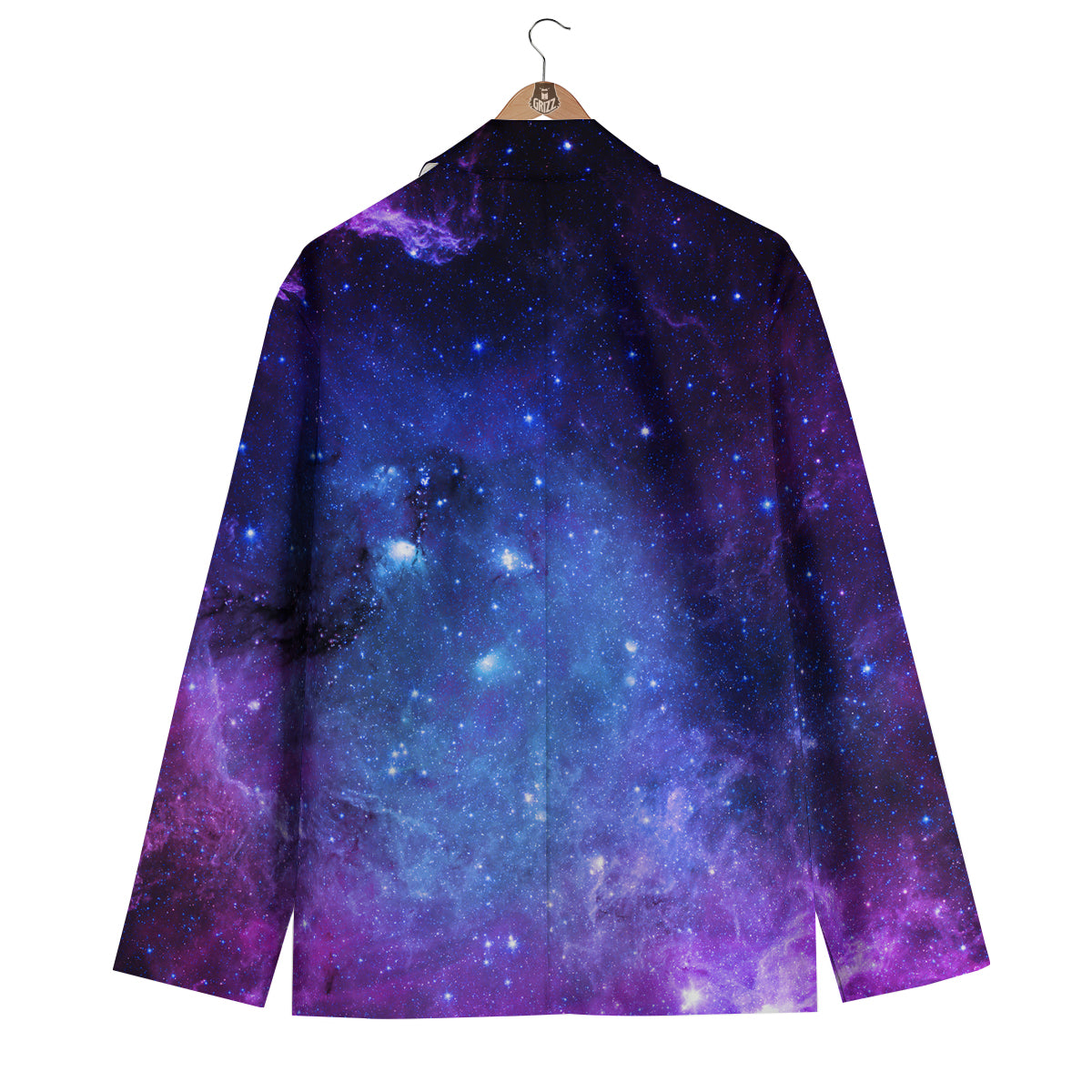 Geomagnetic Storm Galaxy Space Print Men's Blazer-grizzshop