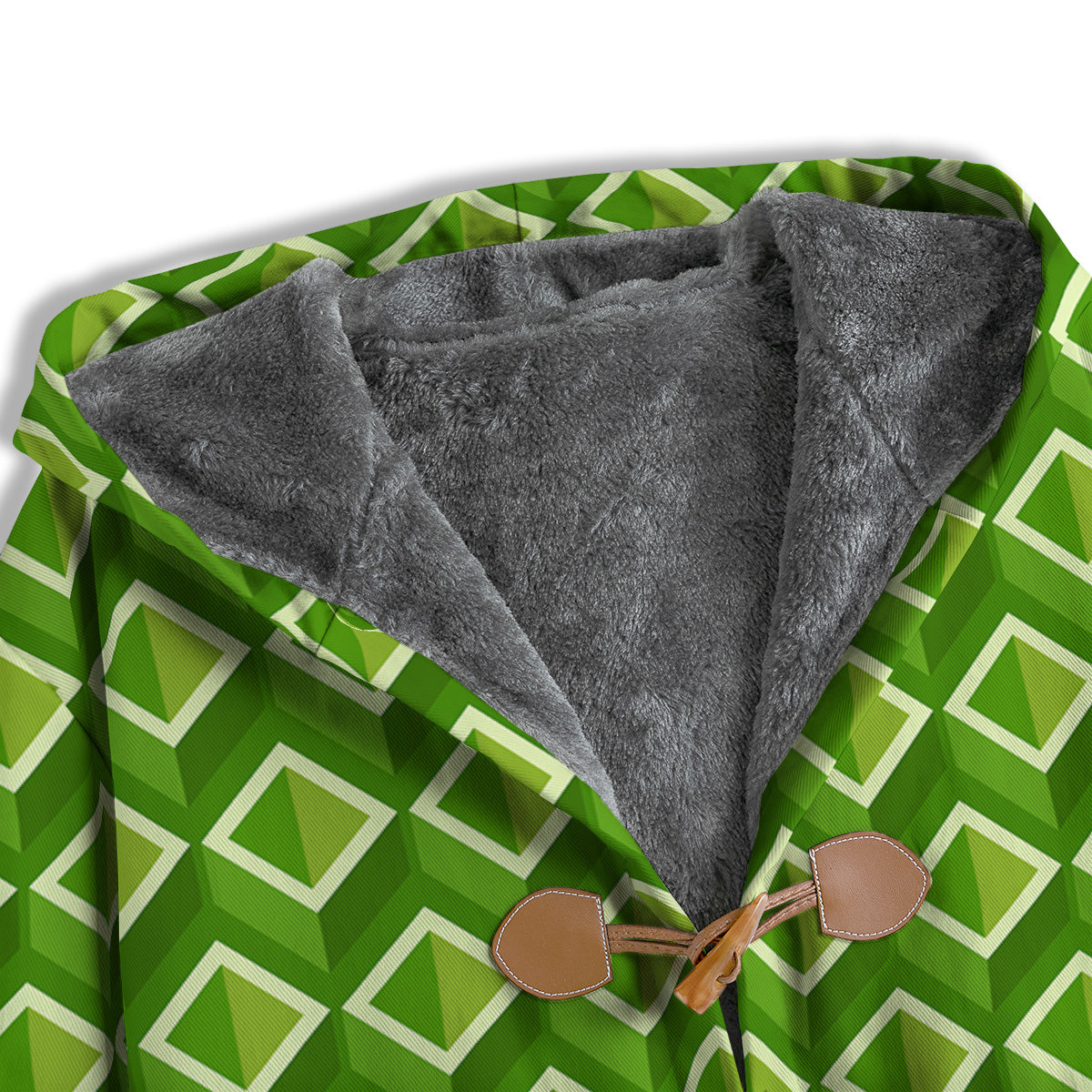 Geometric 3D Bamboo Print Pattern Men's Windbreaker Jacket-grizzshop
