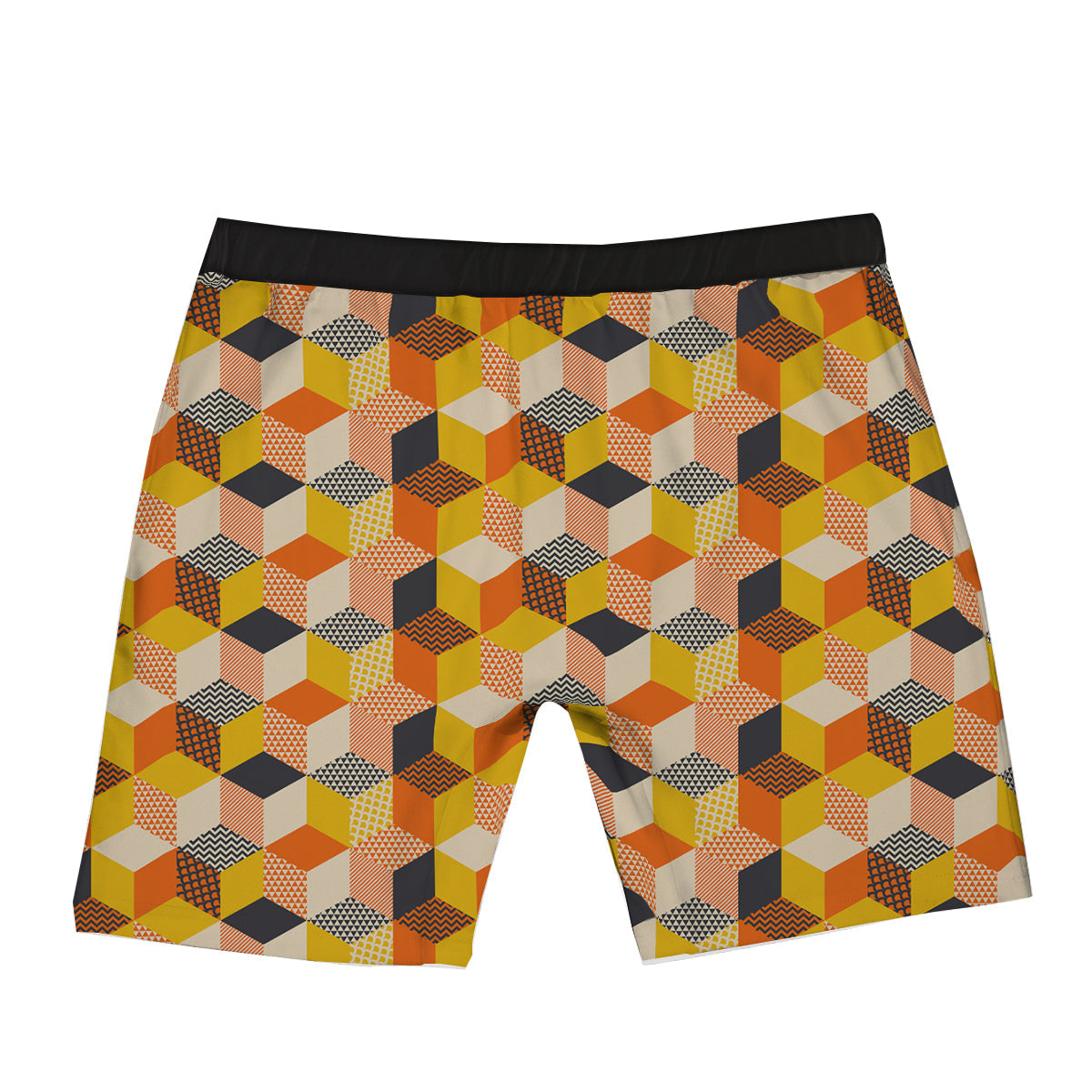 Geometric 60s Print Pattern Boxer Briefs-grizzshop