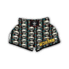 Geometric Arrow Skull Muay Thai Boxing Shorts-grizzshop