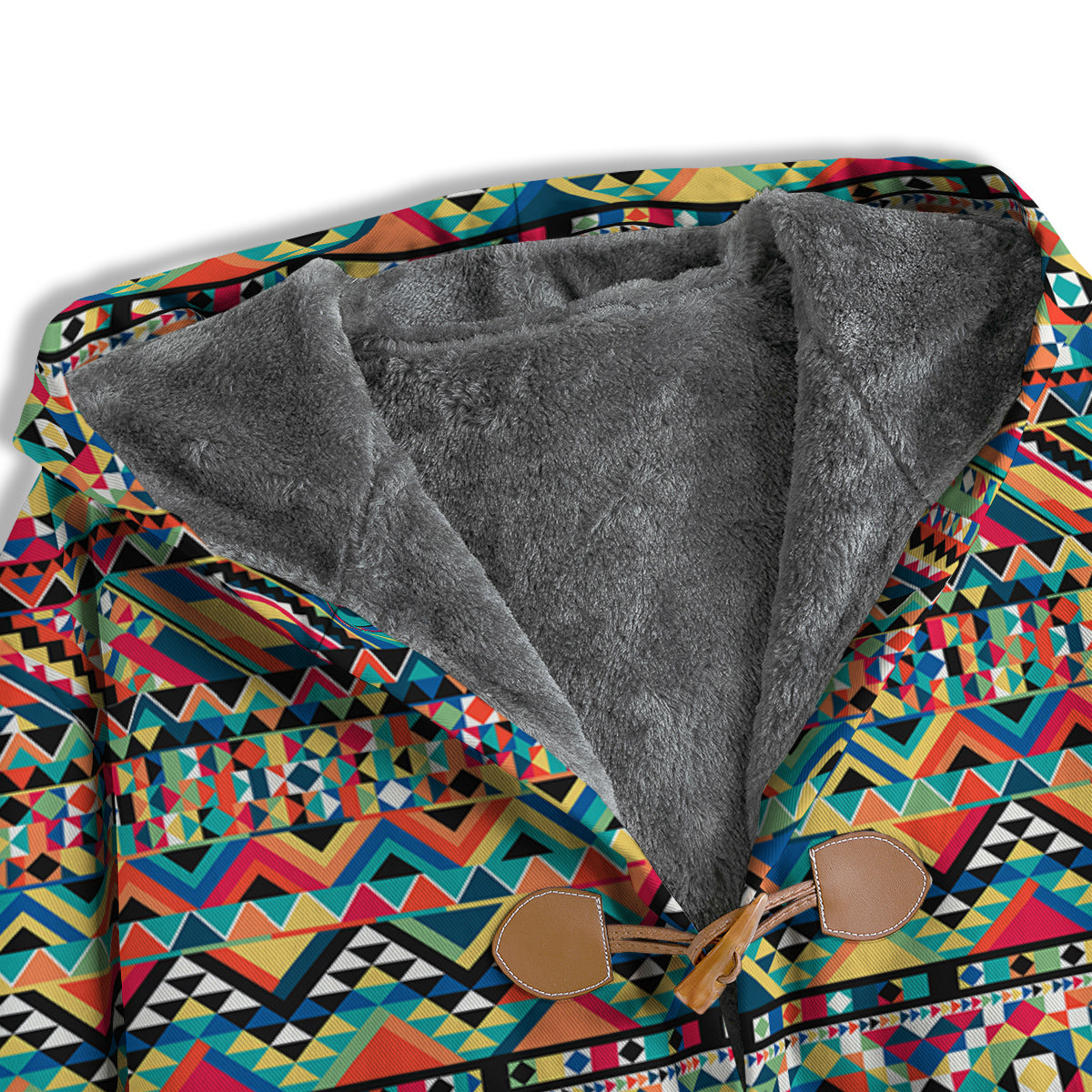 Geometric Aztec Colorful Print Pattern Men's Windbreaker Jacket-grizzshop