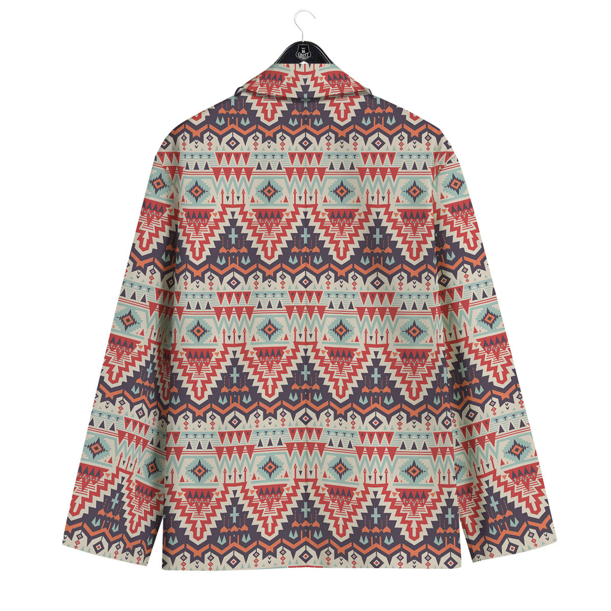 Geometric Ethnic Aztec Print Pattern Men's Sport Coat-grizzshop