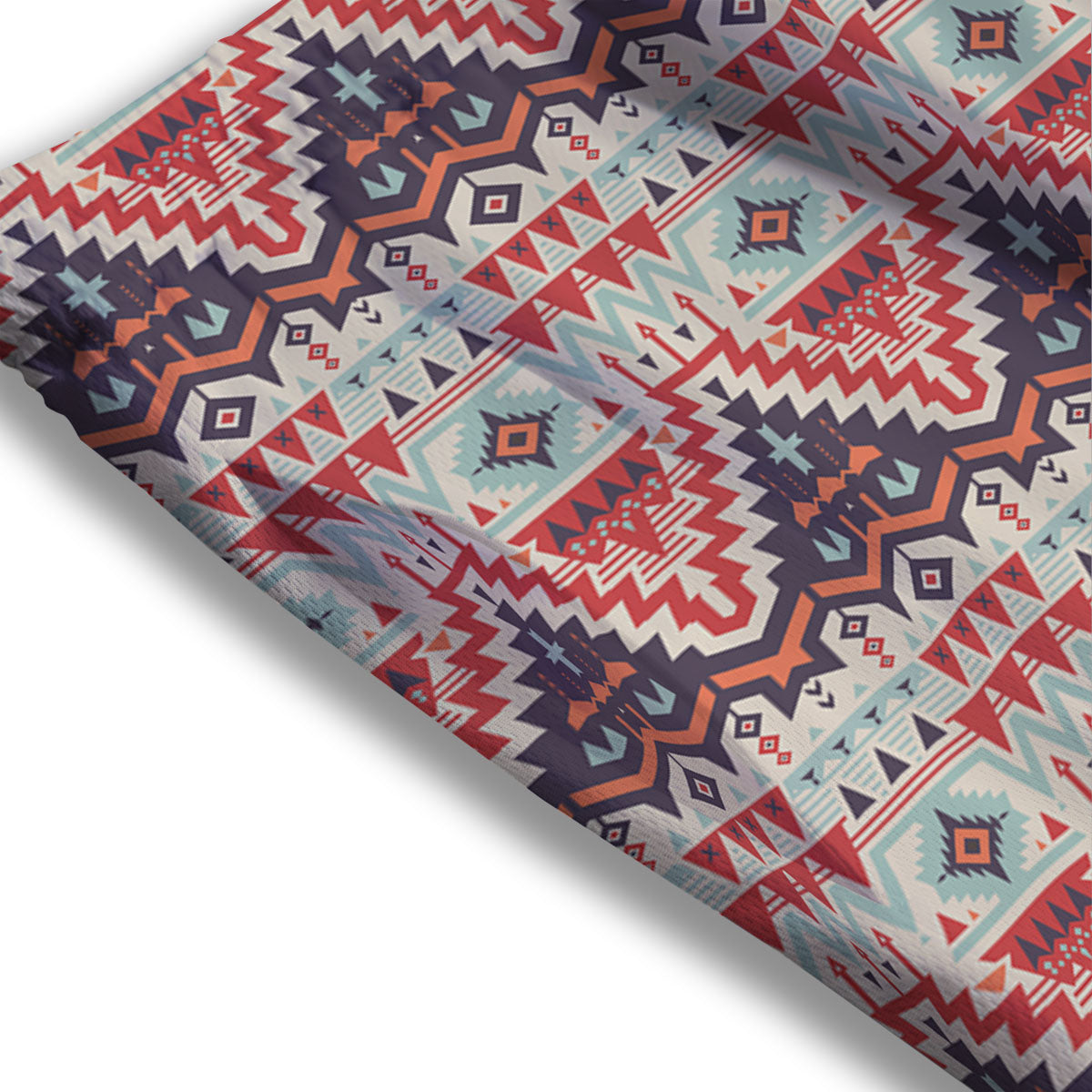 Geometric Ethnic Aztec Print Pattern Mesh Shorts