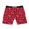 Geometric Heart Valentine's Day Print Pattern Boxer Briefs-grizzshop