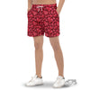 Geometric Heart Valentine's Day Print Pattern Men's Gym Shorts-grizzshop