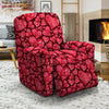 Geometric Heart Valentine's Day Print Pattern Recliner Slipcover-grizzshop