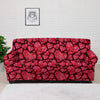 Geometric Heart Valentine's Day Print Pattern Sofa Cover-grizzshop