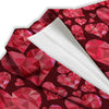 Geometric Heart Valentine's Day Print Pattern Women's Blazer-grizzshop