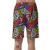 Geometric Men's Shorts-grizzshop