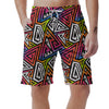 Geometric Men's Shorts-grizzshop