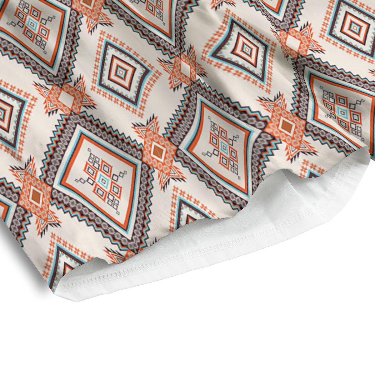 Geometric Native American Print Pattern Men's Athletic Shorts