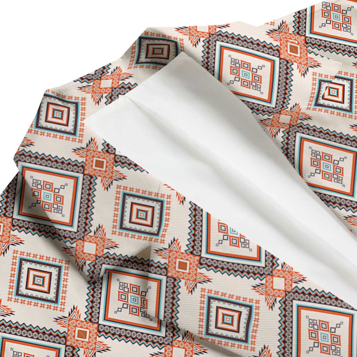 Geometric Native American Print Pattern Men's Blazer-grizzshop