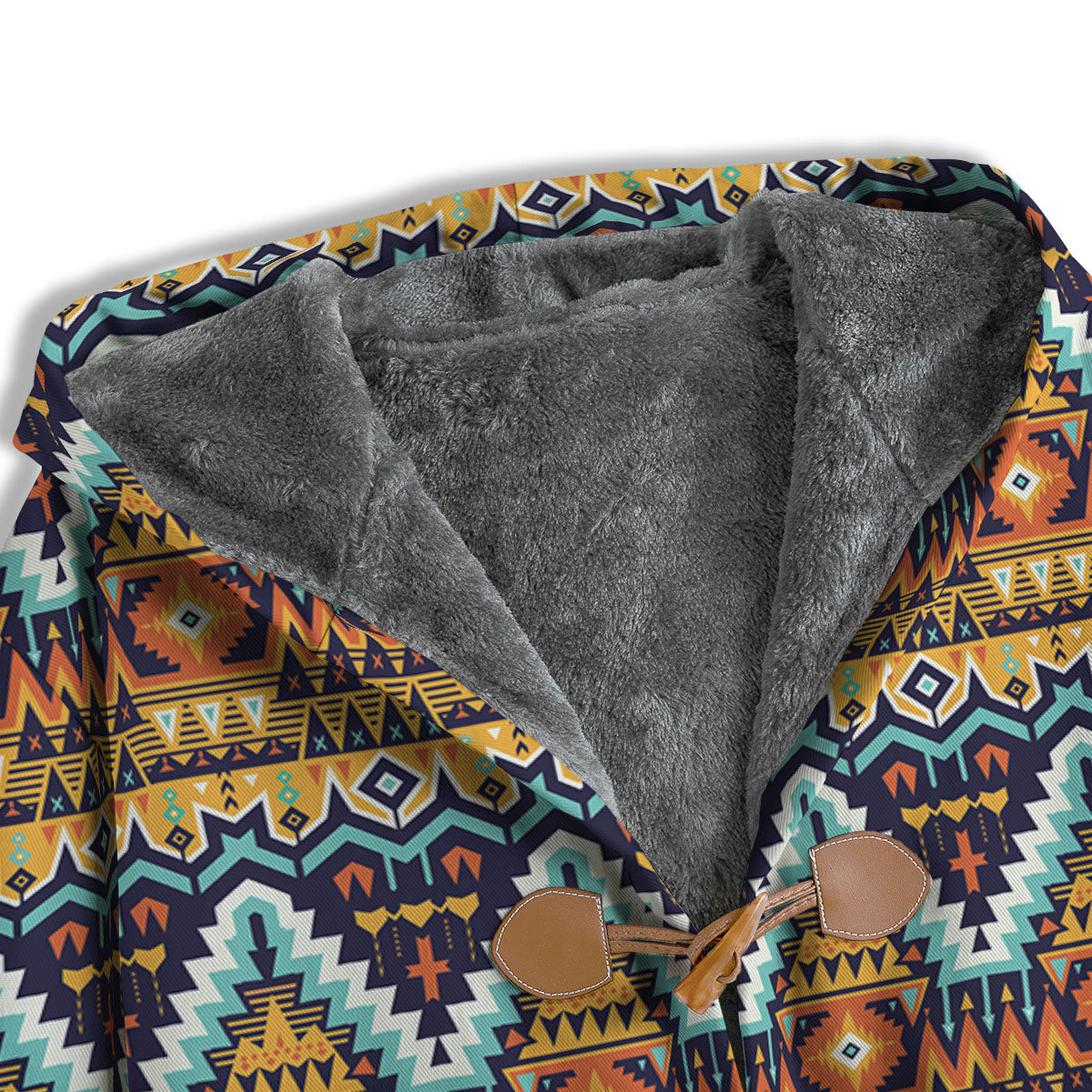 Geometric Navajo Print Pattern Men's Windbreaker Jacket-grizzshop