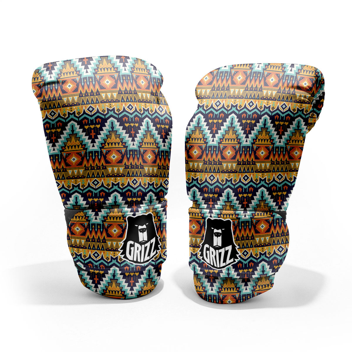 Geometric Navajo Print Pattern Pro Boxing Glove