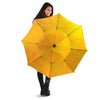 Geometric Polygonal Yellow Print Umbrella-grizzshop