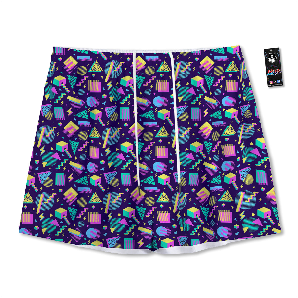 Jellyfish Cute Print Pattern Mesh Shorts