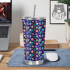 Geometric Shapes Neon Print Pattern Tumbler-grizzshop