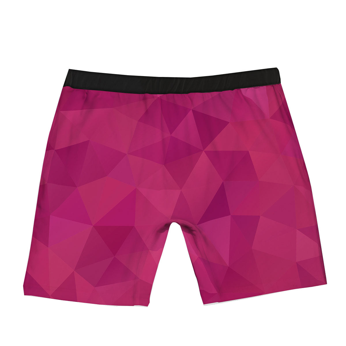 Geometric Square Pink Print Pattern Boxer Briefs-grizzshop