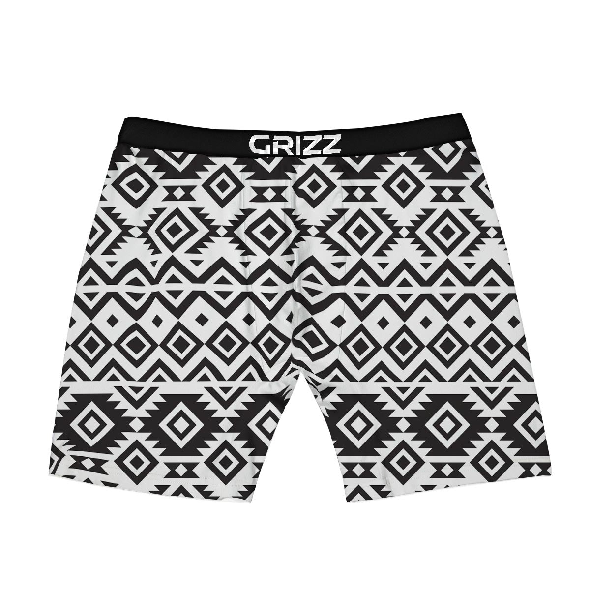 Geometric Tribal Aztec Print Pattern Boxer Briefs-grizzshop