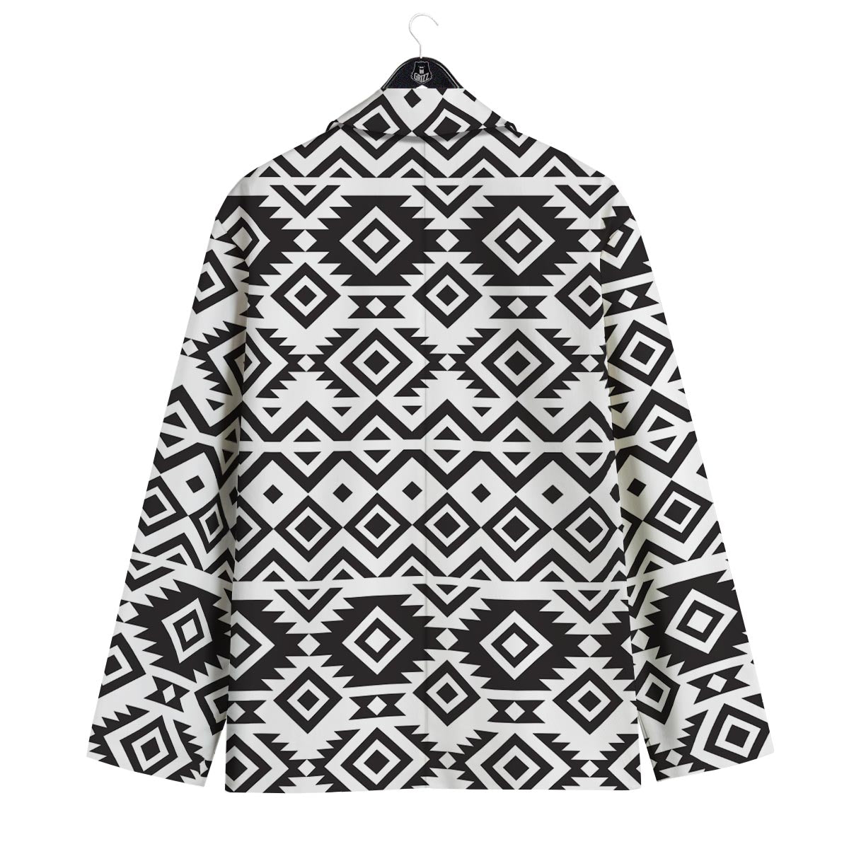 Geometric Tribal Aztec Print Pattern Men's Sport Coat-grizzshop