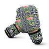 Geometric Tropical Flamingo Boxing Gloves-grizzshop