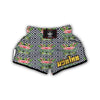 Geometric Tropical Flamingo Muay Thai Boxing Shorts-grizzshop