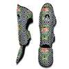 Geometric Tropical Flamingo Muay Thai Shin Guards-grizzshop