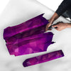 Geometric Violet Polygonal Print Umbrella-grizzshop