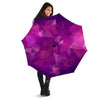 Geometric Violet Polygonal Print Umbrella-grizzshop