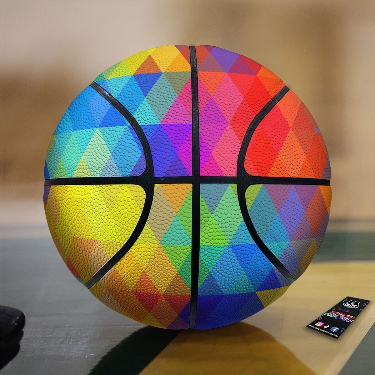 Fruits Hawaiian Tropical Print Pattern Basketball