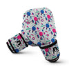 Geometry Pingpong Print Pattern Boxing Gloves-grizzshop