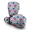 Geometry Pingpong Print Pattern Boxing Gloves-grizzshop