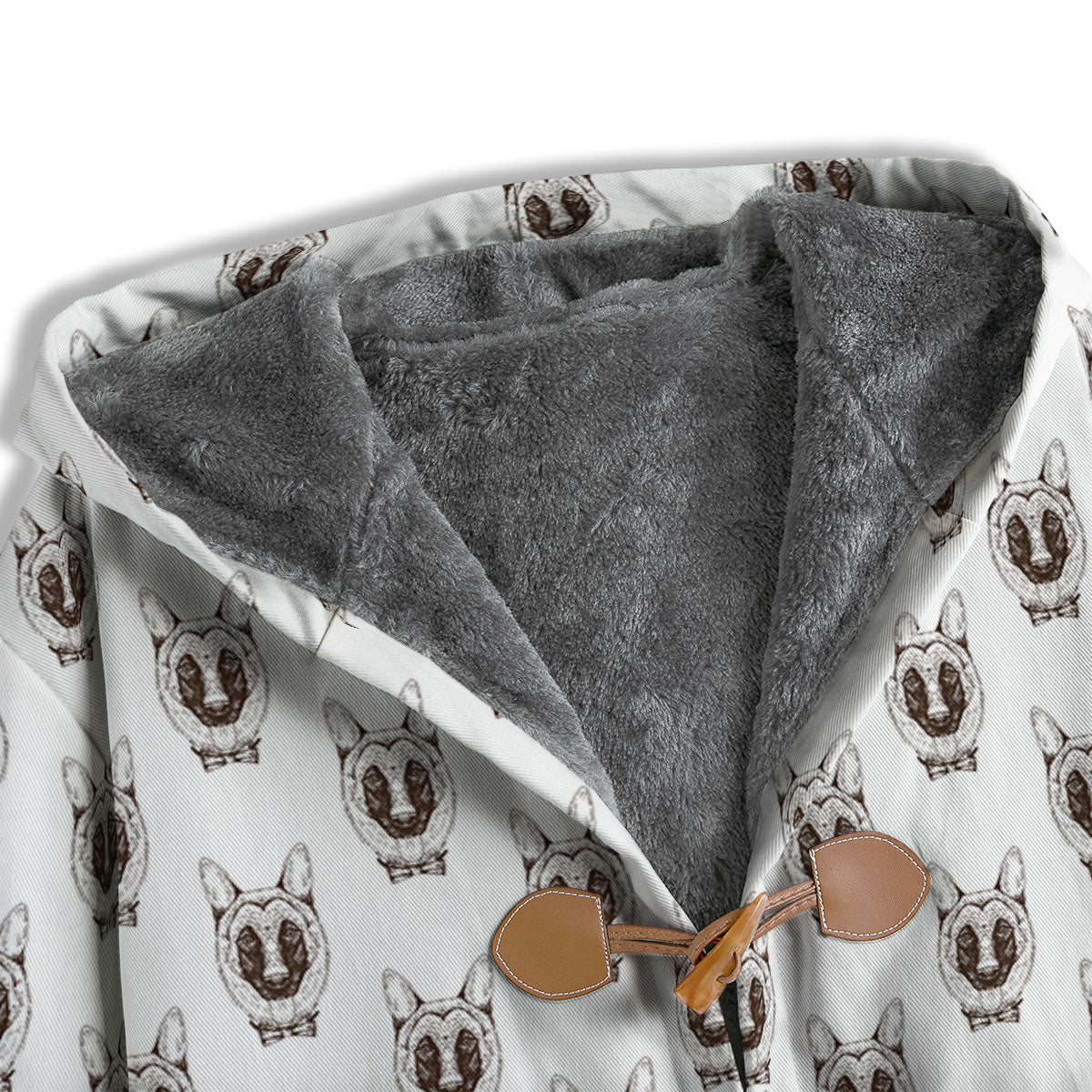 German Shepherd Drawing Print Pattern Men's Windbreaker Jacket-grizzshop