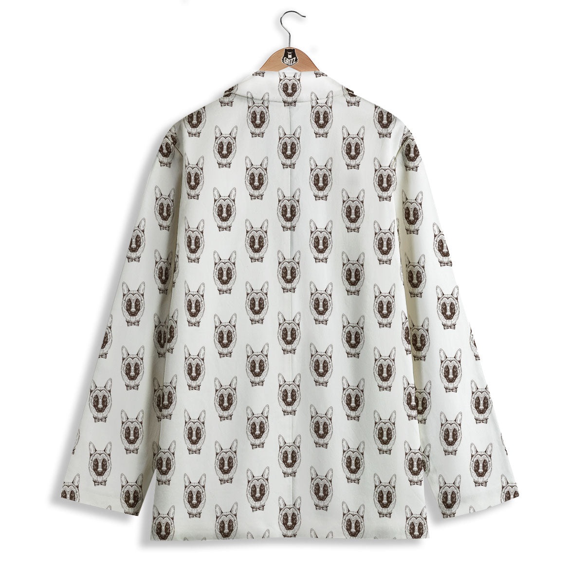 German Shepherd Drawing Print Pattern Women's Blazer-grizzshop