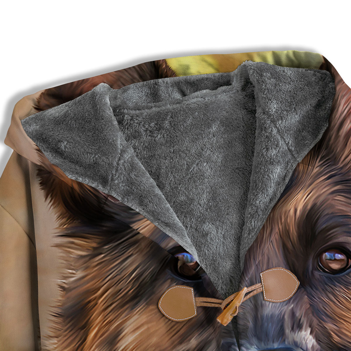 German Shepherd Portrait Vintage Print Men's Windbreaker Jacket-grizzshop