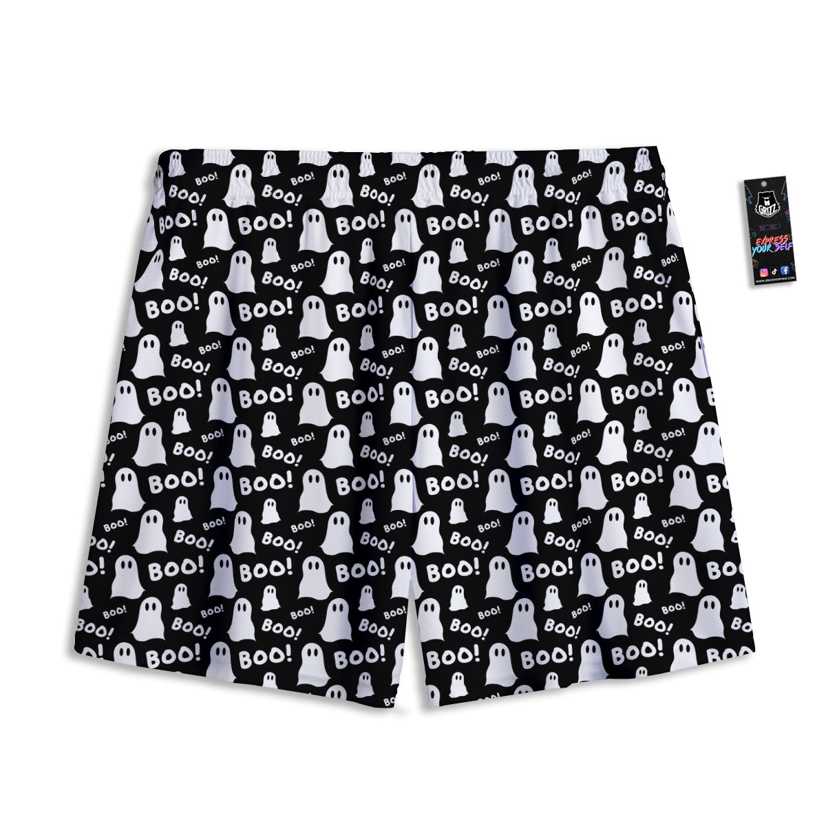 Funny Raccoon Print Mesh Shorts