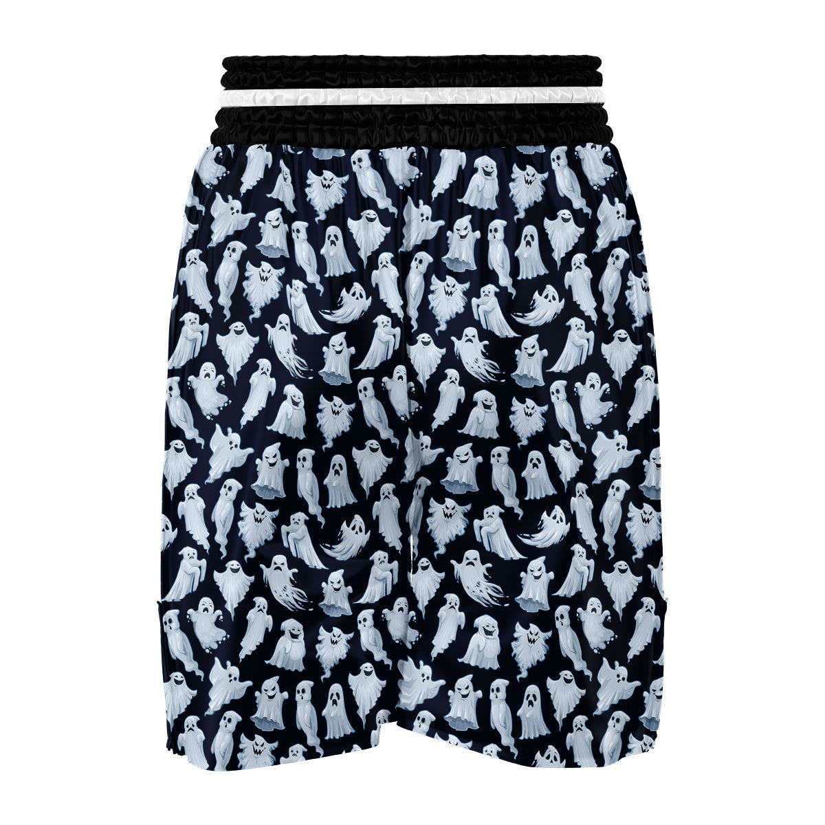 Ghost Exotic Boo Print Pattern Boxing Shorts-grizzshop